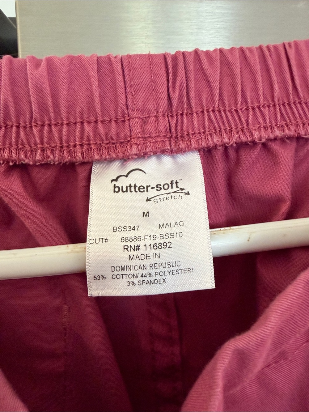 Butter Women's Two-Piece Scrub Set - Rose Red - Picture 3 of 3